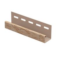 J - Профиль 3,05 для сайдинга Стоун-Хаус, Золотистый Камень, Ю-Пласт