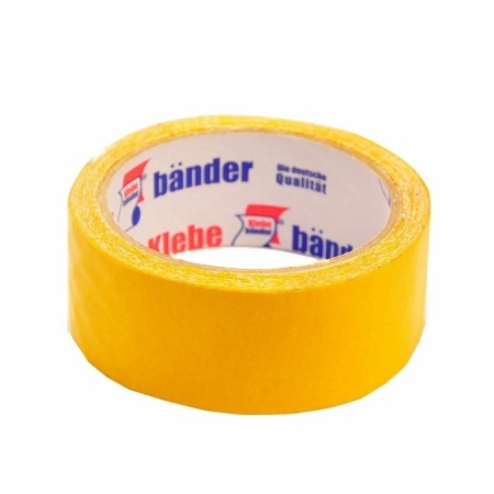 Лента клеящая 2-х сторон.38ммх5м ткань KLEBE