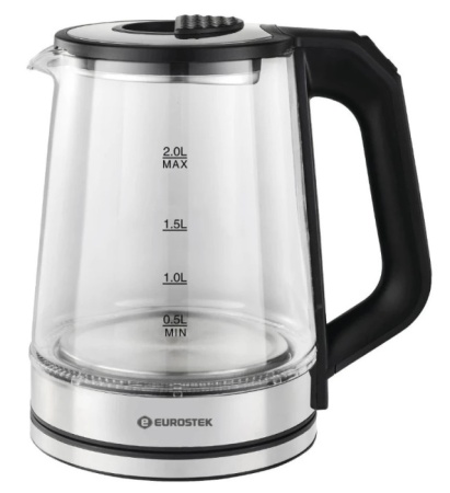 1. Чайник EUROSTEK ЕЕК-3002 2.0л,1,5кВт,стекло