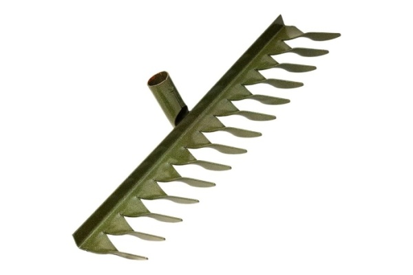 Грабли клепаные 14-3убые витые