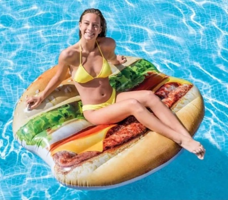 2. Плот надувной Intex Гамбургер 58780EU, 145х142 см